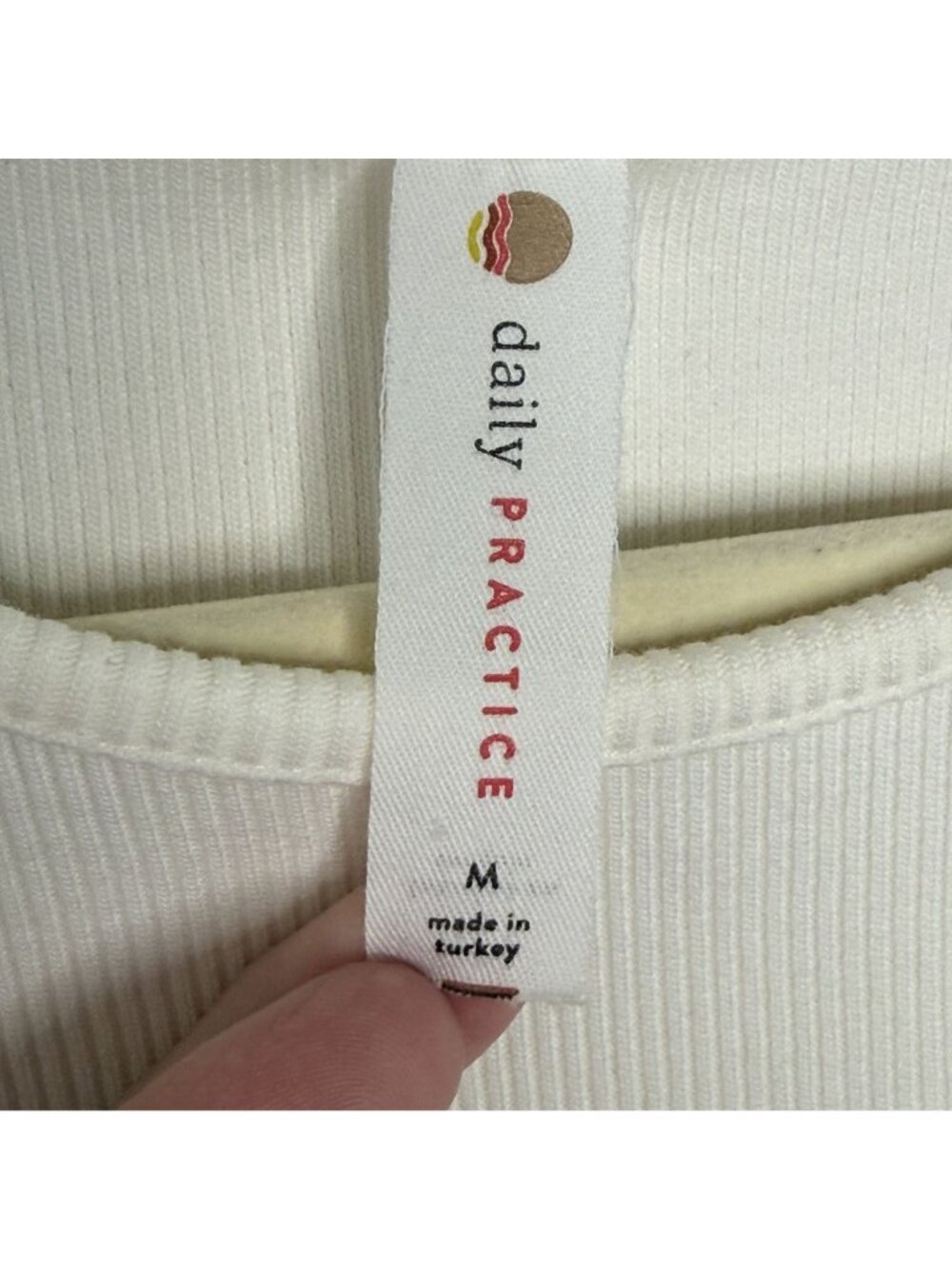 Daily Practice Drop-Waist Twofer Mini Dress, M - Picture 5 of 7